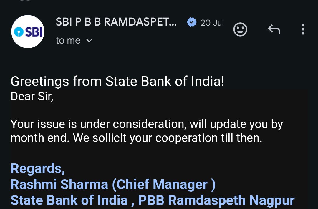 Ingle_Rahul's tweet photo. @TheOfficialSBI
zero customer service, 
no response to mail or calls,
The branch mailbox is full,
following up for the past 5 months,
Pata Hai Mera Bank Kaun Hai : S B I
Stop behaving like a SARKARI company in this era of banking. https://t.co/wfHxF5m8ca