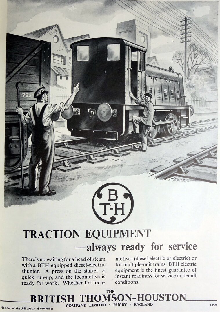 Don’t know date on this but after 1950, that is when our Ruston 165DE ‘MAZDA’ was built. It was the first diesel-electric loco built by Ruston &amp; Hornsby and was fitted with BTH traction and control gear. Currently under restoration at The Battlefield Railway in Leicestershire.