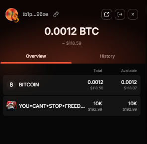 GoldGuy51's tweet photo. @Saturn_btc tb1pevmlk05d6zuf82vfauj5767mczc8kn945q6ewtl7y6e7qmujmy3slt96xe https://t.co/U1X5dQfjTn