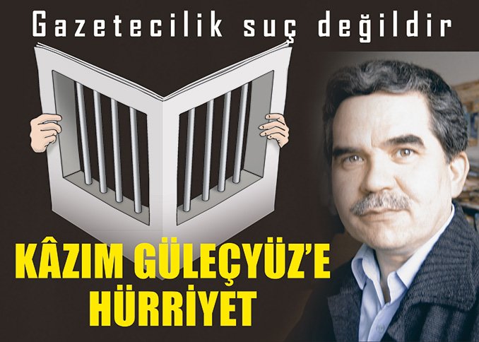 Gazeticilik
Suç
Değildir..

Kazım Güleçyüz'ü  Serbest Bırakın 

#MuhalifsenTeröristsin

#BJKvMTA Defne Samyeli