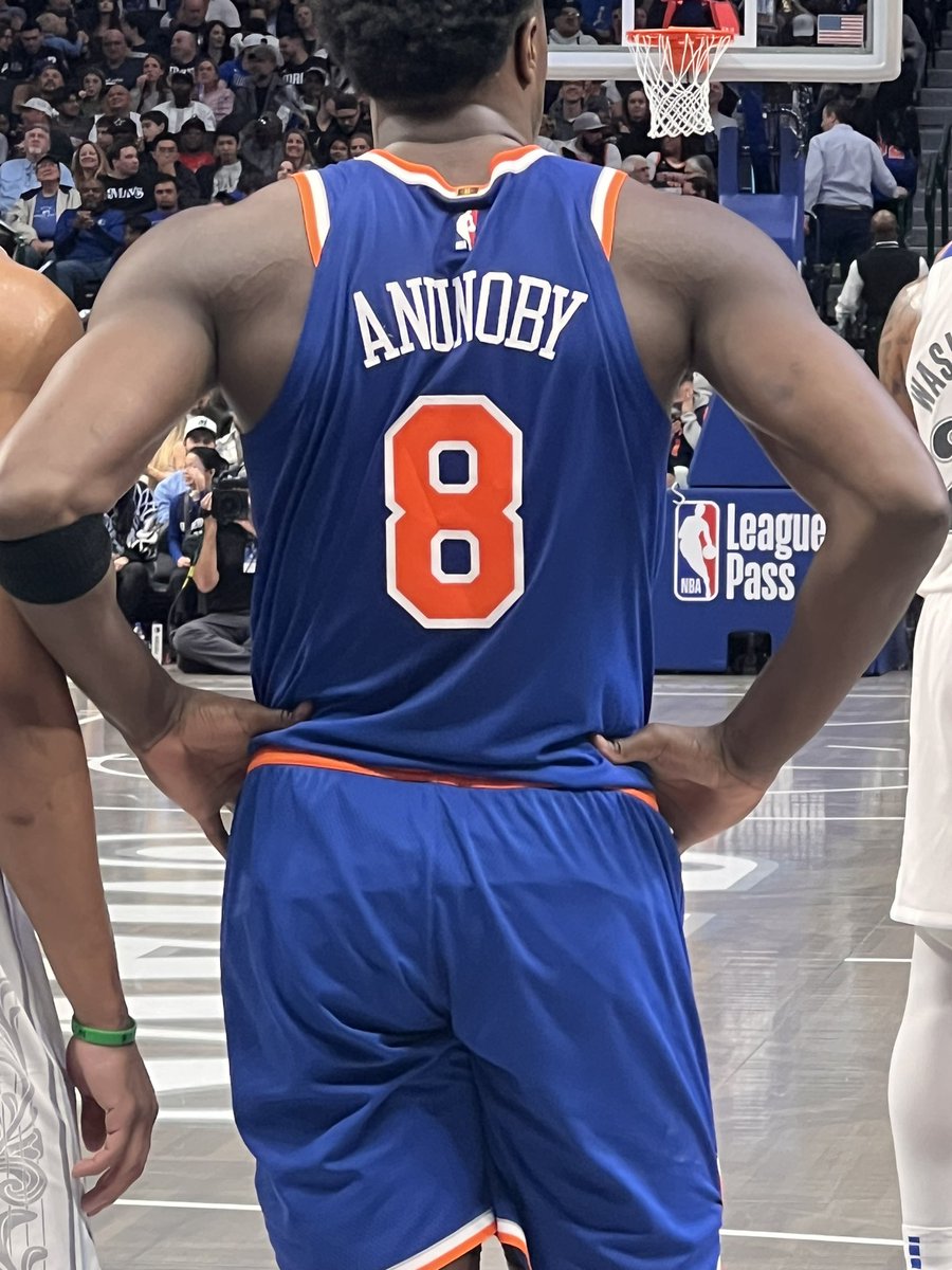 DemaBroad's tweet photo. My boys may have lost last night, but they are still my favorite badasses on the court! Gladiators of NY 🧡💙
#NewYorkForever 🏀 https://t.co/FkXxPUVpww