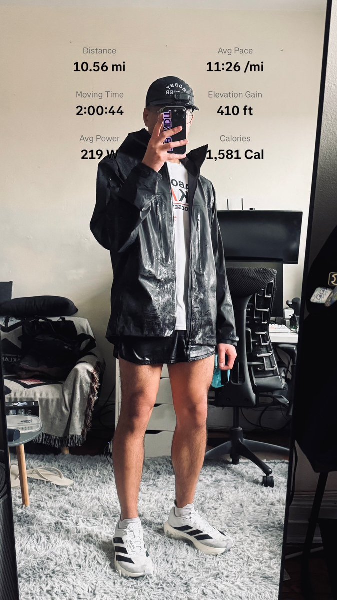 a wet 10 miles for turkey day