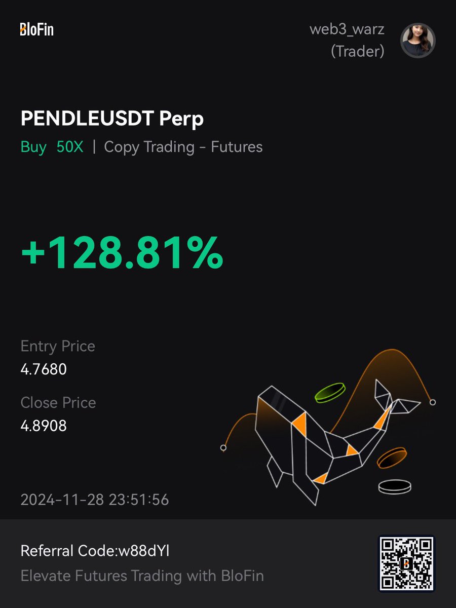 web3_warz's tweet photo. Trade top results of these days
#trading #ROI #blofin #tradechallenge #100dayschallenge https://t.co/ibh5CvlkQ1