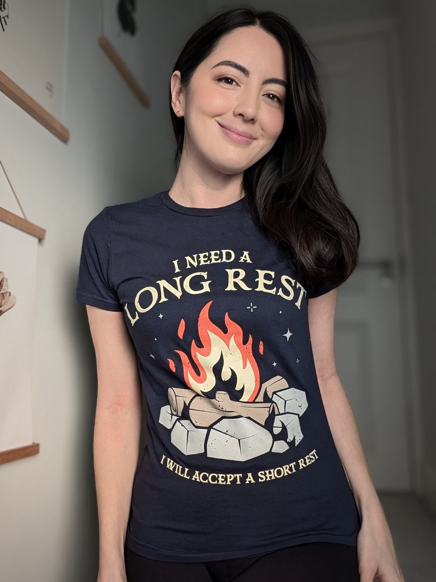 OutsideXbox's tweet photo. Need a Long Rest? You need the new Long Rest collection! 

t-shirts, sleep shirts and sleep mask available now 🏕️
 https://t.co/olqJoxXjAf https://t.co/e2xe50XkY7