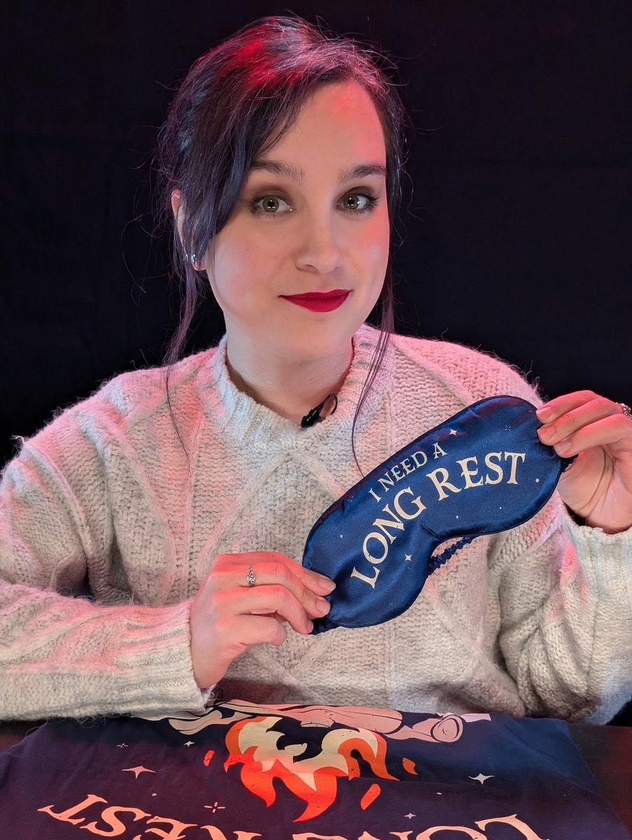 OutsideXbox's tweet photo. Need a Long Rest? You need the new Long Rest collection! 

t-shirts, sleep shirts and sleep mask available now 🏕️
 https://t.co/olqJoxXjAf https://t.co/e2xe50XkY7