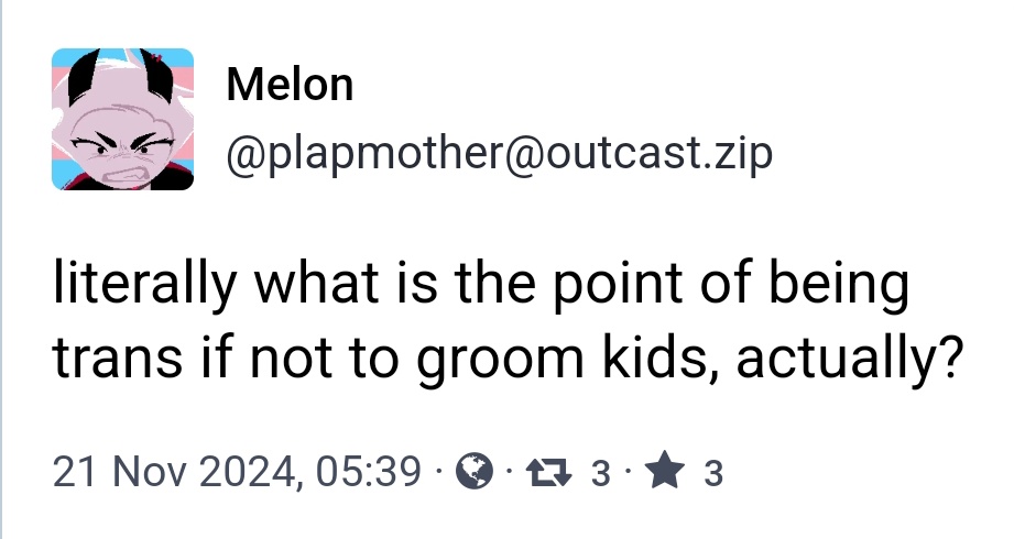 transImoment's tweet photo. 🏳️‍⚧️ saying the quiet part out loud...

Such evil comment! https://t.co/SO2J6MOMy0