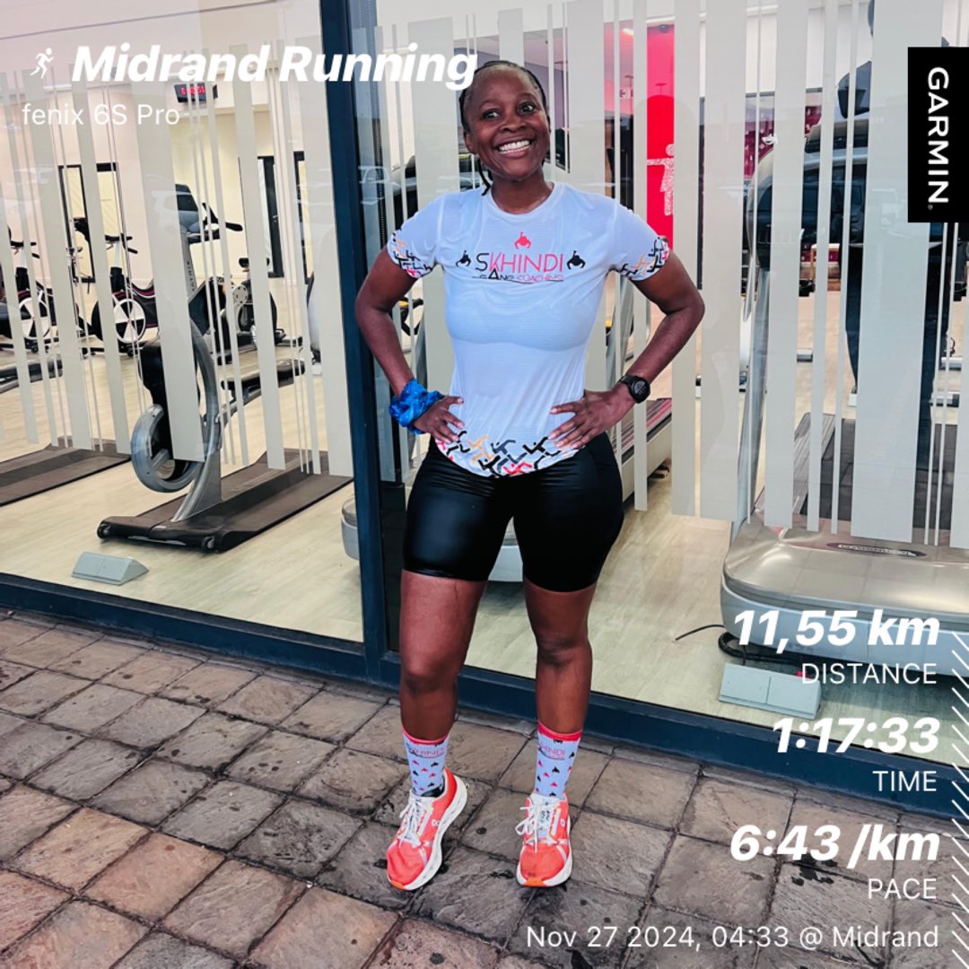 Tellithabi's tweet image. Week 2 of Marathon Training and I’m so exhausted 🥱🥱. Tomorrow we rest and recharge for the weekend run

#RunningWithTumiSole 
#FetchYourBody2024