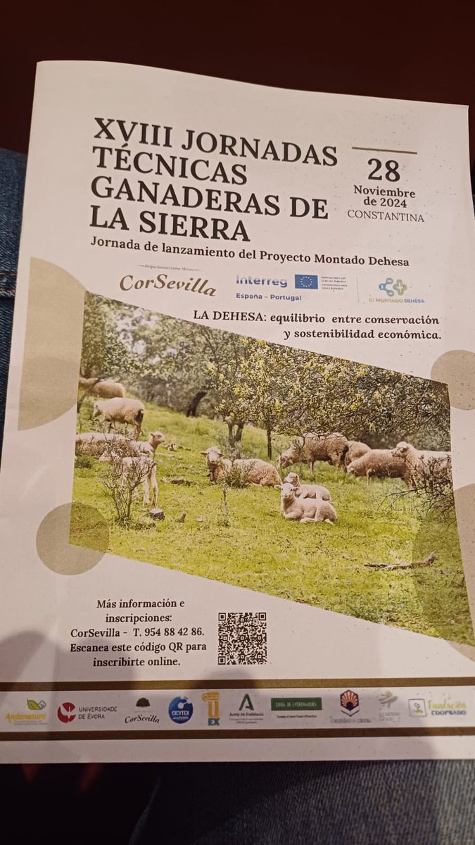 👨🏻‍🔬💬Aquí imágenes de Valentín Maya, investigador del Área de Cultivos Extensivos de <a href="/CICYTEX/">CICYTEX</a>, especializado en estrategias de mejora y gestión sostenible de pastos, dando su conferencia “Importancia de la mejora de los pastos y sus beneficios en la conservación de la dehesa”🌳