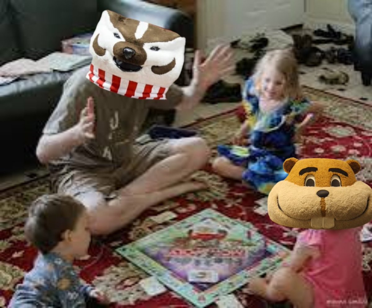 Goldy the Gopher (official) (@goldythegopher) on Twitter photo <a href="/UWBuckyBadger/">Bucky Badger</a> <a href="/LeoDiCaprio/">Leonardo DiCaprio</a> If <a href="/UWBuckyBadger/">Bucky Badger</a> started to lose monopoly he would toss the board so hard it would lodge itself into the wall and cut some power lines connected to the Christmas lights, so later that night when it's time to turn the lights on they don't turn on and Christmas is ruined <a href="/UWBuckyBadger/">Bucky Badger</a> <a href="/LeoDiCaprio/">Leonardo DiCaprio</a> If <a href="/UWBuckyBadger/">Bucky Badger</a> started to lose monopoly he would toss the board so hard it would lodge itself into the wall and cut some power lines connected to the Christmas lights, so later that night when it's time to turn the lights on they don't turn on and Christmas is ruined