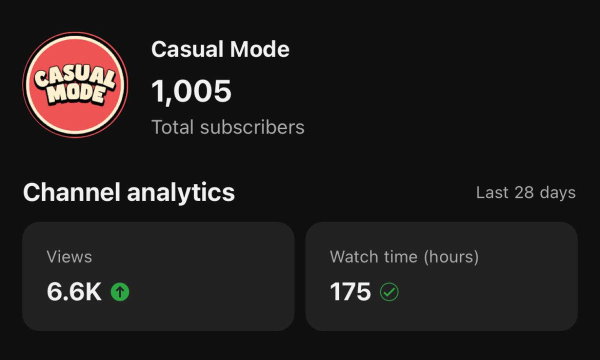 A nice YT milestone to hit over 1000 subs - thanks to anyone that follows 🥰🍾