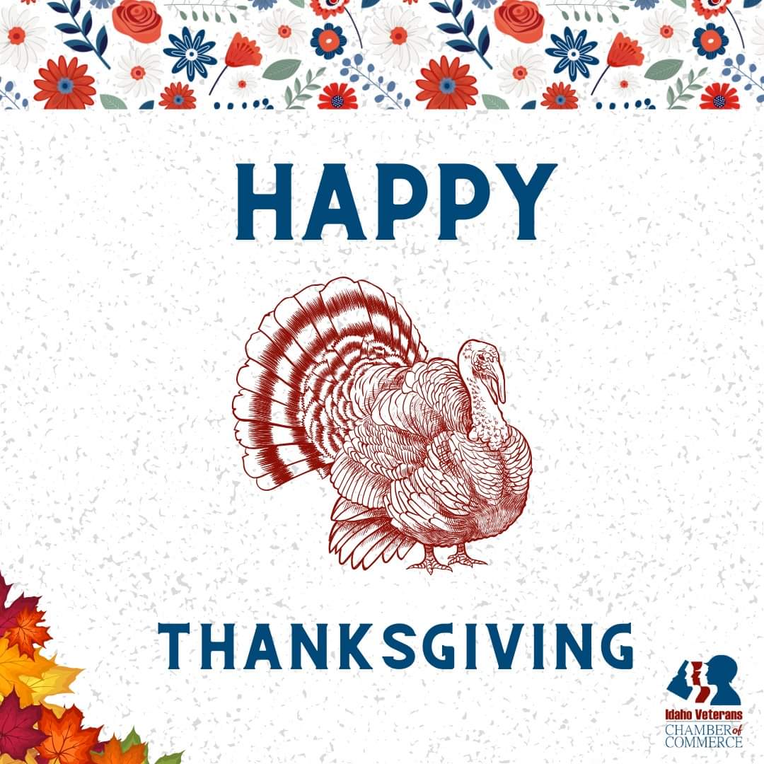 IDChamberVets's tweet photo. Happy Thanksgiving from all of us, to all of those who have served, and especially those who are currently serving and might be away from their family and friends.
#thankful #grateful #HappyThanksgiving2024 #HappyThanksgiving 
#thanksgiving #withgratitude #honorthosewhoserve https://t.co/ggdwriL6bT