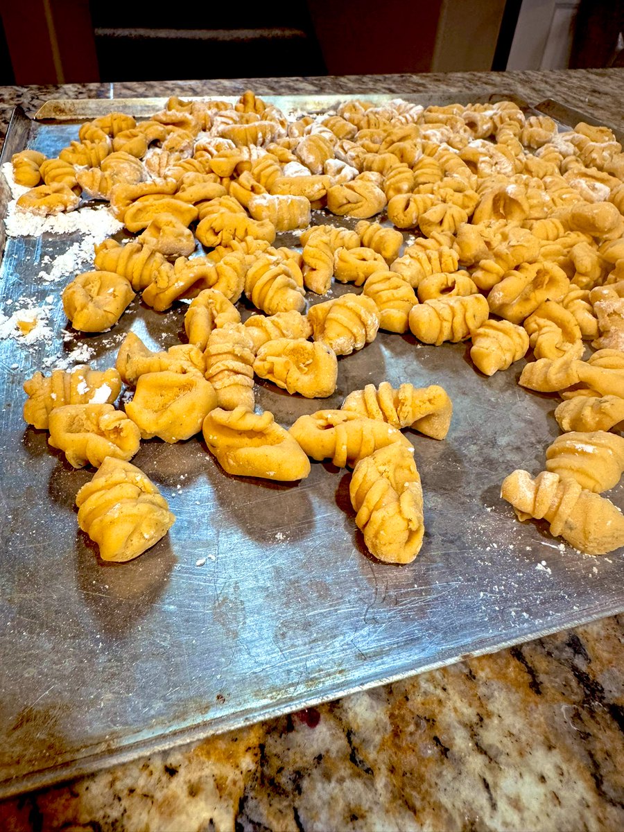 RiseAgain2Reign's tweet photo. Happy Thanksgiving! Prepping sweet potato gnocchi this morning! Thankful to be able to spend the holidays with family. Enjoy your day everyone and all the food! https://t.co/QIfuEu2KBI