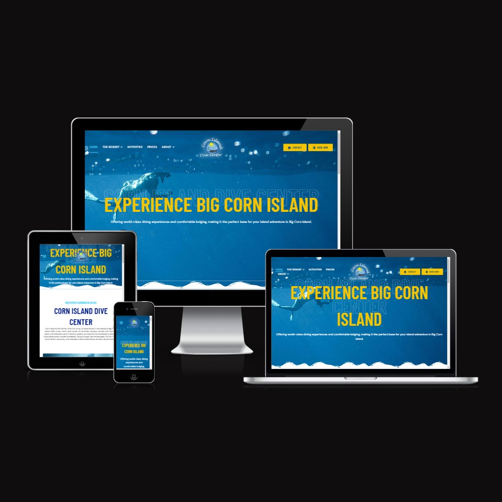clickmonster's tweet image. If you haven't been, you've got to go! Check out the new ClickMonster website for Corn Island Dive Center! #webdesign #seo #cornislands bit.ly/498AEbg
