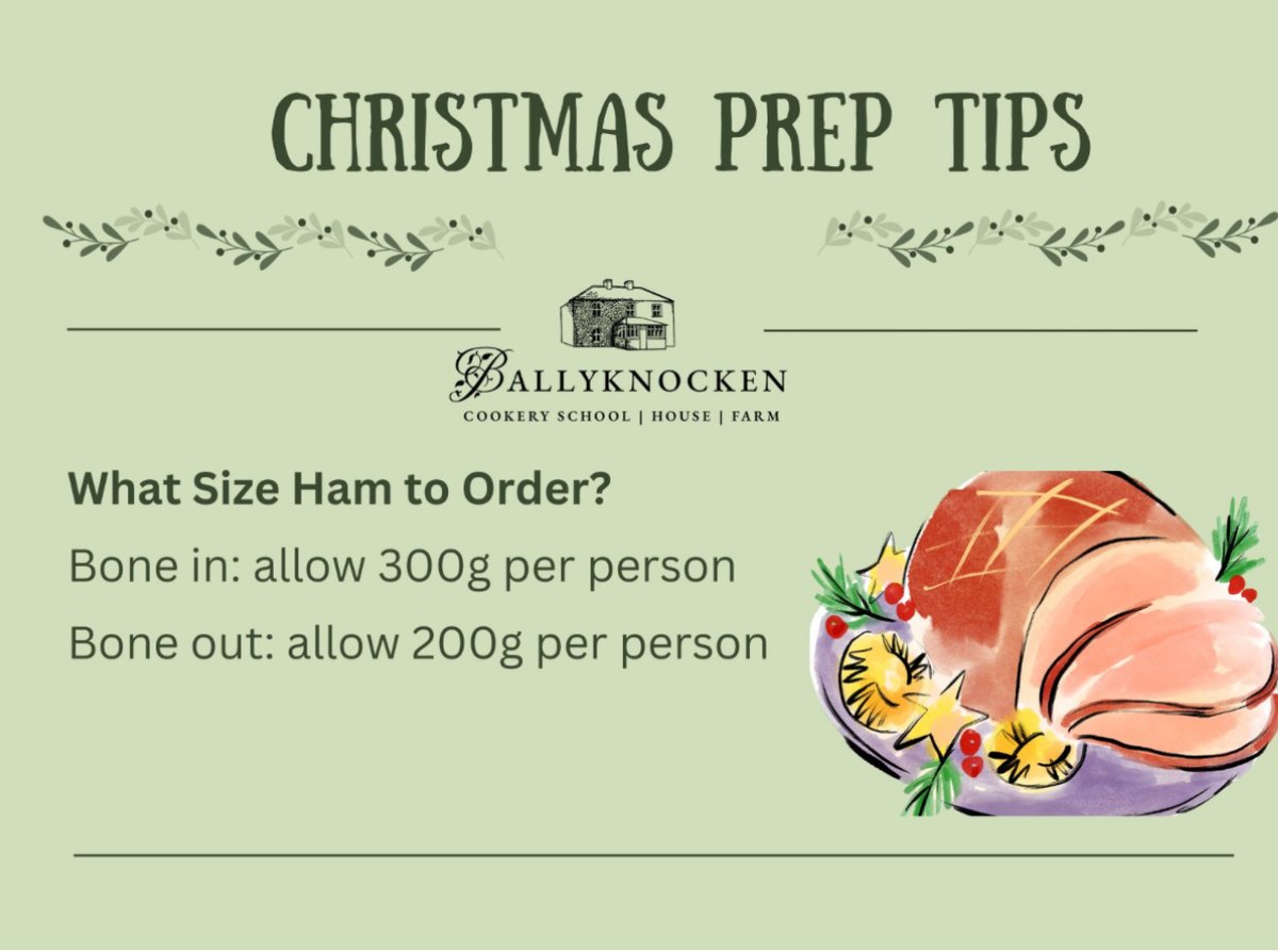 Cfulvio's tweet image. Thank you for tuning in to @TodaywithClaire on @RTERadio1 this AM! 🎙️ Many of you have been inquiring about turkey &amp;amp; ham sizing guidelines, so here they are for ref. 
Next up: I’ll be sharing a delightful mincemeat tart! 

#TurkeyAndHam #Mincemeat #CookingTips #RTÉRadio1