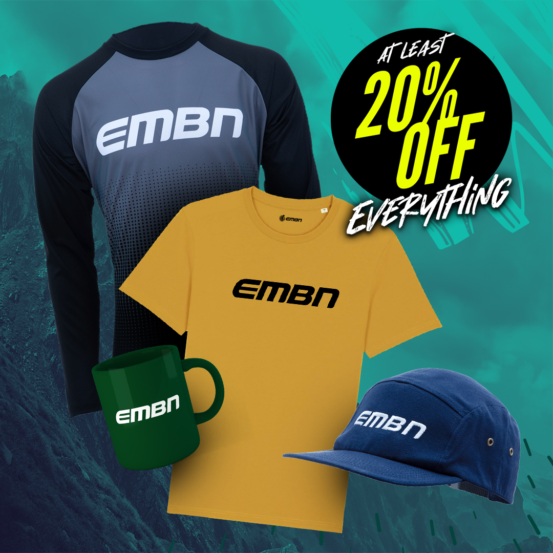 embntweet's tweet image. 🔥 Black Friday just got bigger!! 🛍️
.
Shop at least 20% off absolutely everything on the EMBN Shop - including great deals on Logo Tees, MTB Kit and Accessories.
.
🔗👉 embn.me/black-friday-2… 👈🔗
.
.
#embn #mtb #emtb #blackfriday #embnshop #embnstore #sale
