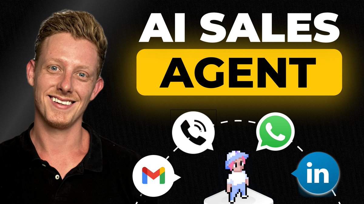 ben_vs92's tweet photo. New Video: Build a Multi-Agent Sales Agent

In my latest video I show you how to build a Sales Agent that calls leads, sends whatsapps, emails and even linkedin invites.
Link to watch 👇🏼

https://t.co/bOu8EtcekJ https://t.co/aysWWnG0D5