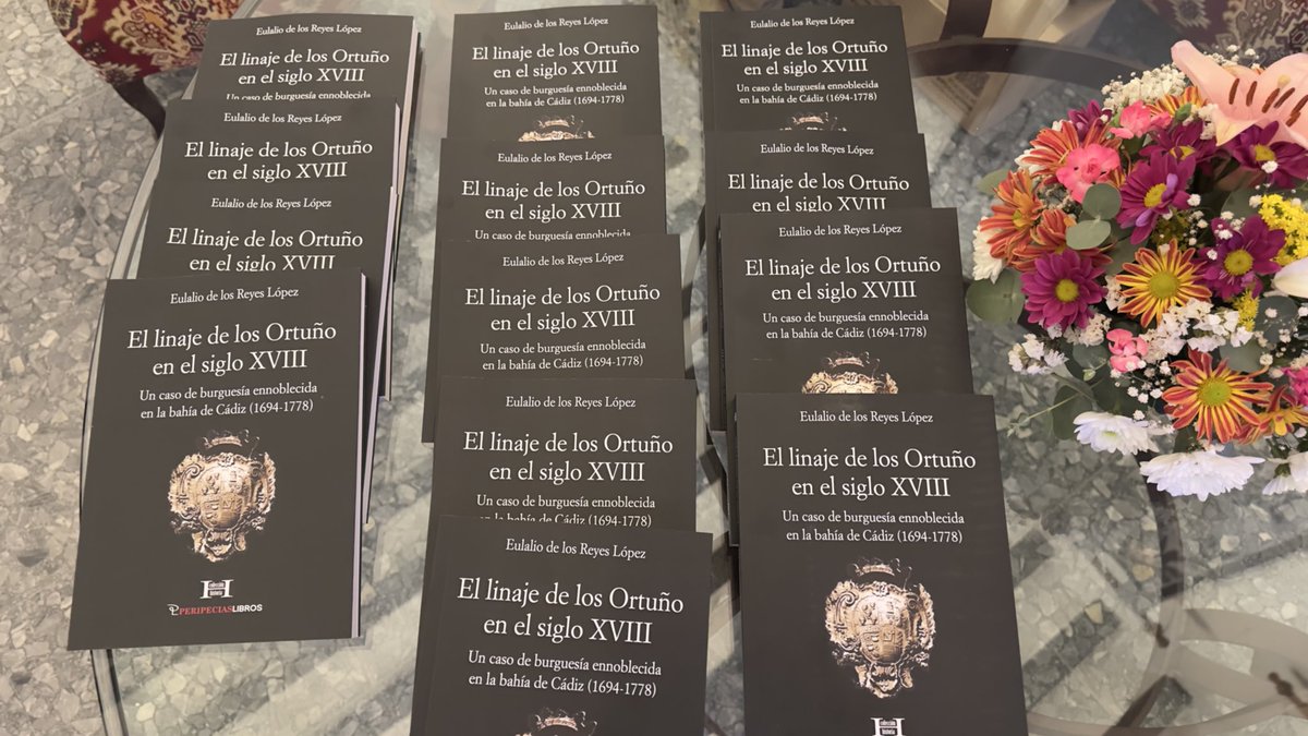 Presentación del libro ‘El linaje de los Ortuño en el siglo VIII’, de Eulalio de los Reyes López. 
Academia Bellas Artes Santa Cecilia.
El Puerto de Santa María.