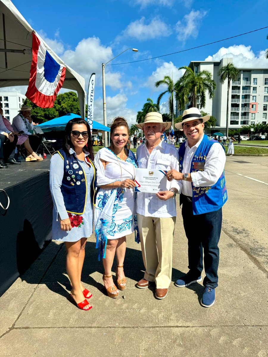 FreddyAlvarezE's tweet photo. #28novembre #Panama

Celebrando con orgullo los 203 años de independencia de Panamá de España. Que viva mi Panamá.🇵🇦 @Kiwanis https://t.co/wsjZXMyKNj