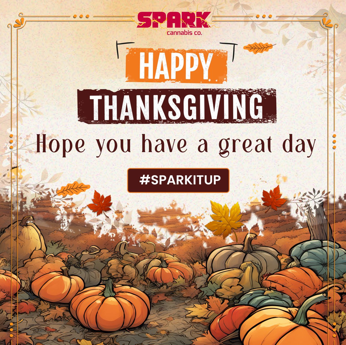 spark_chickasha's tweet image. Warm Thanksgiving wishes from the Spark Family! 🦃✨ May your day be filled with gratitude, joy, and cherished moments. 🍂

#sparkitup #Thanksgiving2024 #SparkFamily