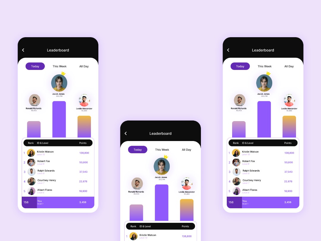 Rayo_Techstar's tweet photo. Day 5 🔥

 Leaderboard UI App

I can assure you this design wasn't my first attempt. I actually went back to the canvas twice before getting it just right. But it paid off, and I'm excited to see how it evolves further.

Your feedbacks are invaluable!#UIdesignchallenge #Techcrush https://t.co/XpavqmV5Bz