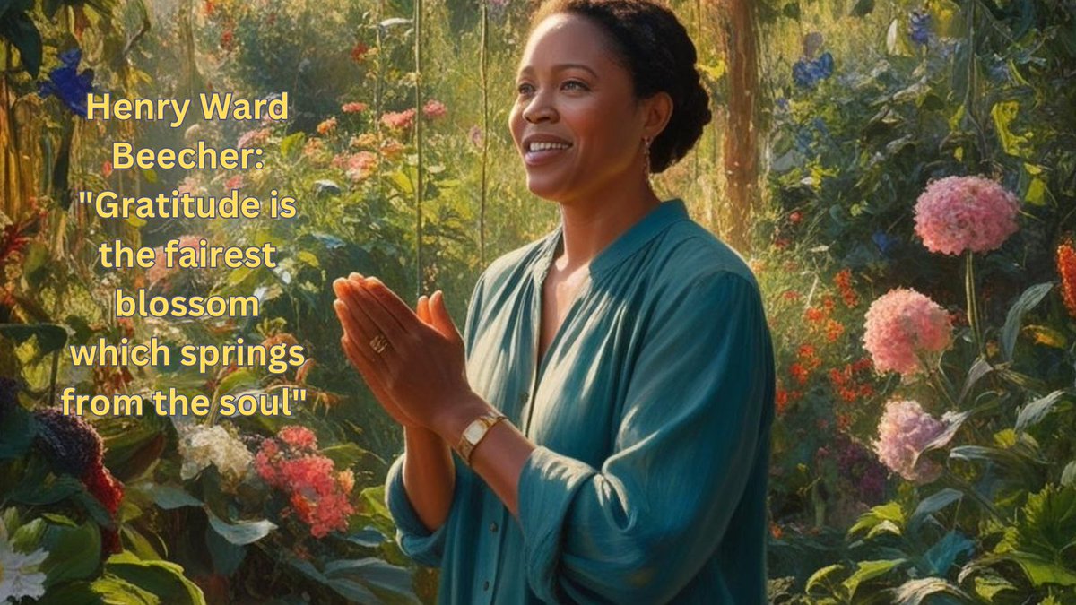 Henry Ward Beecher: "Gratitude is the fairest blossom which springs from the soul" 

#gratitude 
#grateful 
#positive 
#positivemindset