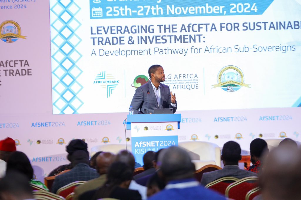 ANSIPPA's tweet photo. “For me, making AfCFTA work is straightforward. As sub-nationals, we need to be deliberate and focused on achieving our goals. We must stop selling concepts, and start selling investment-ready projects.
@markokoyeII at AfSNET2024
#ansippa #investanambra #AfSNET2024 #AfCFTA https://t.co/Yiog6mARoU