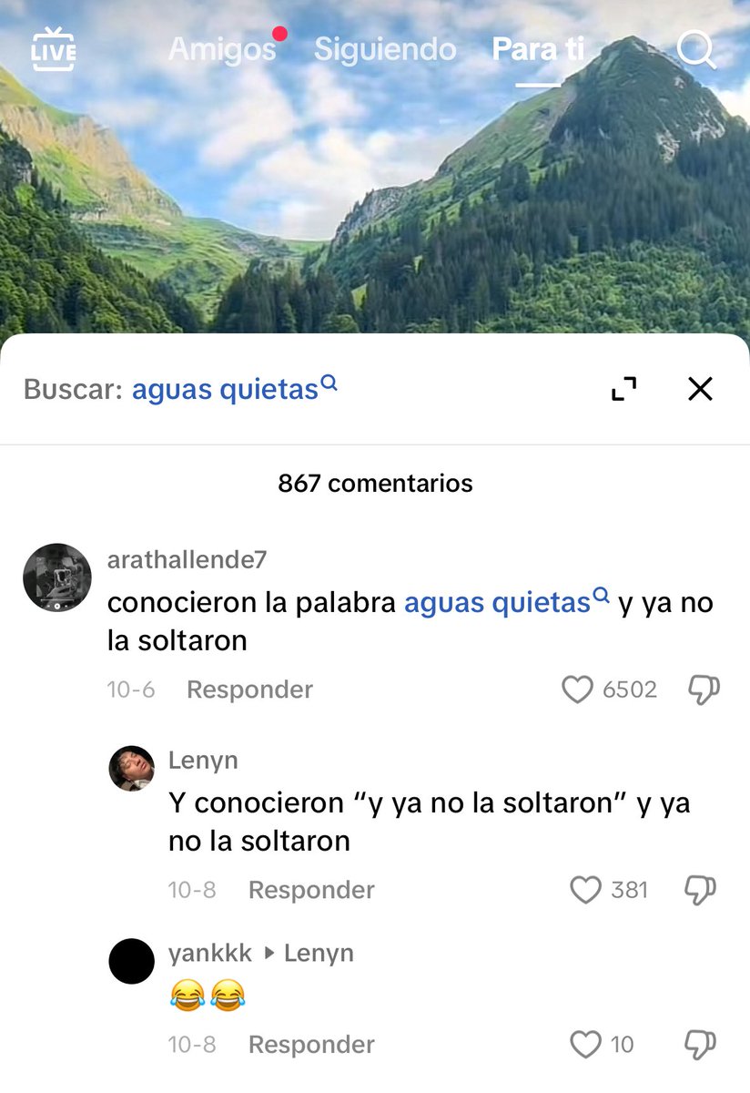 _ErickaL's tweet photo. Mi red social favorita es tik tok pero me encanta más leer los comentarios son tan ocurrentes https://t.co/1qhvolSH49