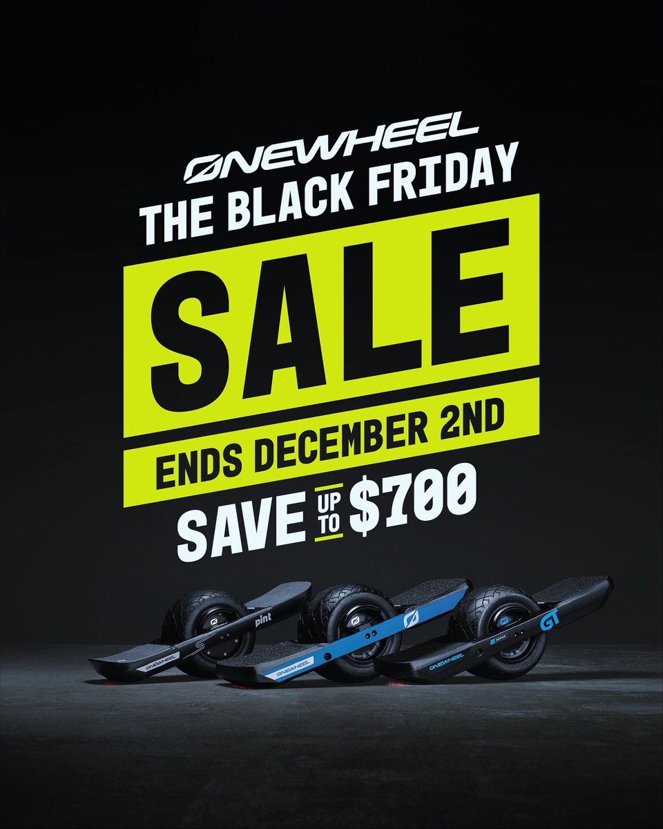 Onewheel Black Friday Sale is LIVE!!🚨🦃
onewheel.com