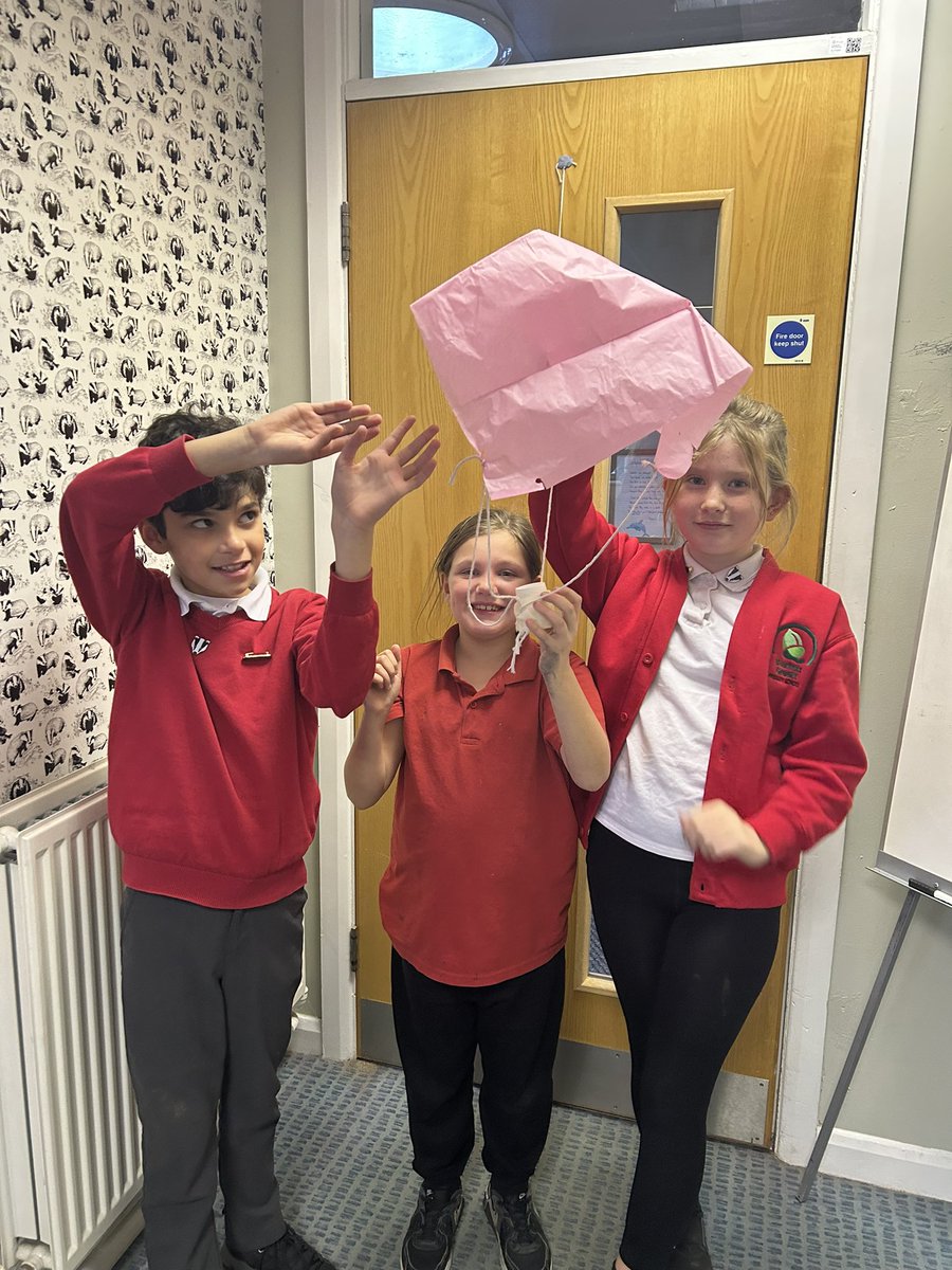 We love investigating in our science lessons! This week our question was, What is air resistance? We made parachutes to explore air resistance. #BGScience