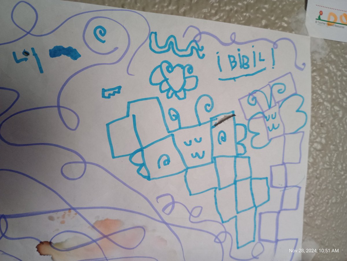 If you all think I am a bit out of the ordinary, check out my (4 year old) daughter's art