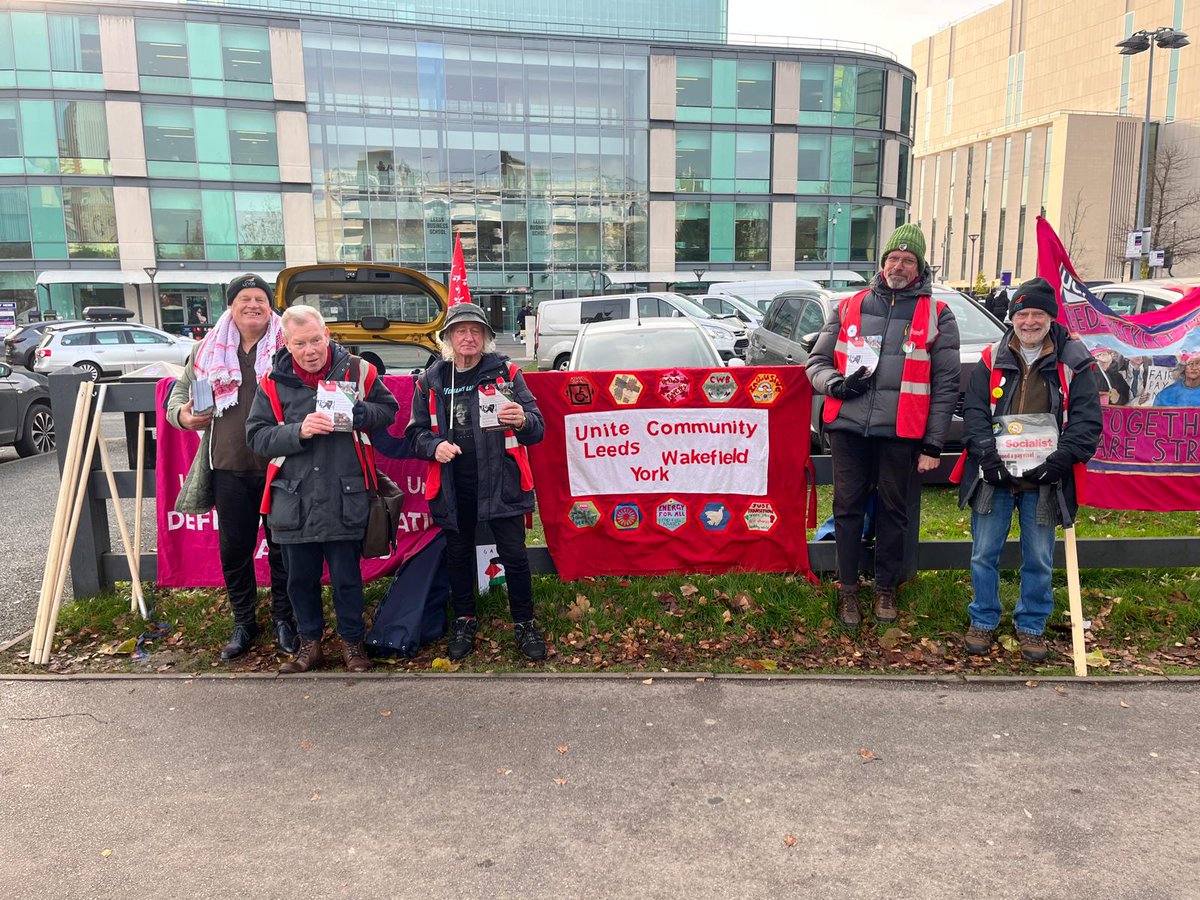 Unite Community Leeds, Wakefield & York (@unitecomleeds) on Twitter photo At lunchtime we joined <a href="/leedsbeckettucu/">Leeds Beckett UCU</a> & <a href="/leedsucu/">Leeds University UCU</a> and students who walked out for #Palestine Lots of leaflets given out to the public At lunchtime we joined <a href="/leedsbeckettucu/">Leeds Beckett UCU</a> & <a href="/leedsucu/">Leeds University UCU</a> and students who walked out for #Palestine Lots of leaflets given out to the public