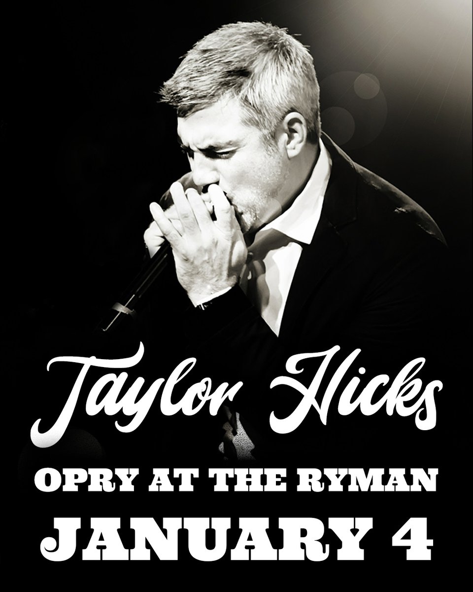 TaylorHicks's tweet photo. Happy Thanksgiving everyone!! Excited to announce @opry at @theryman Jan 4th! Hope everyone has a great Turkey Day! 🦃 https://t.co/xhR7q7Mmw9 https://t.co/52xYi76JMr