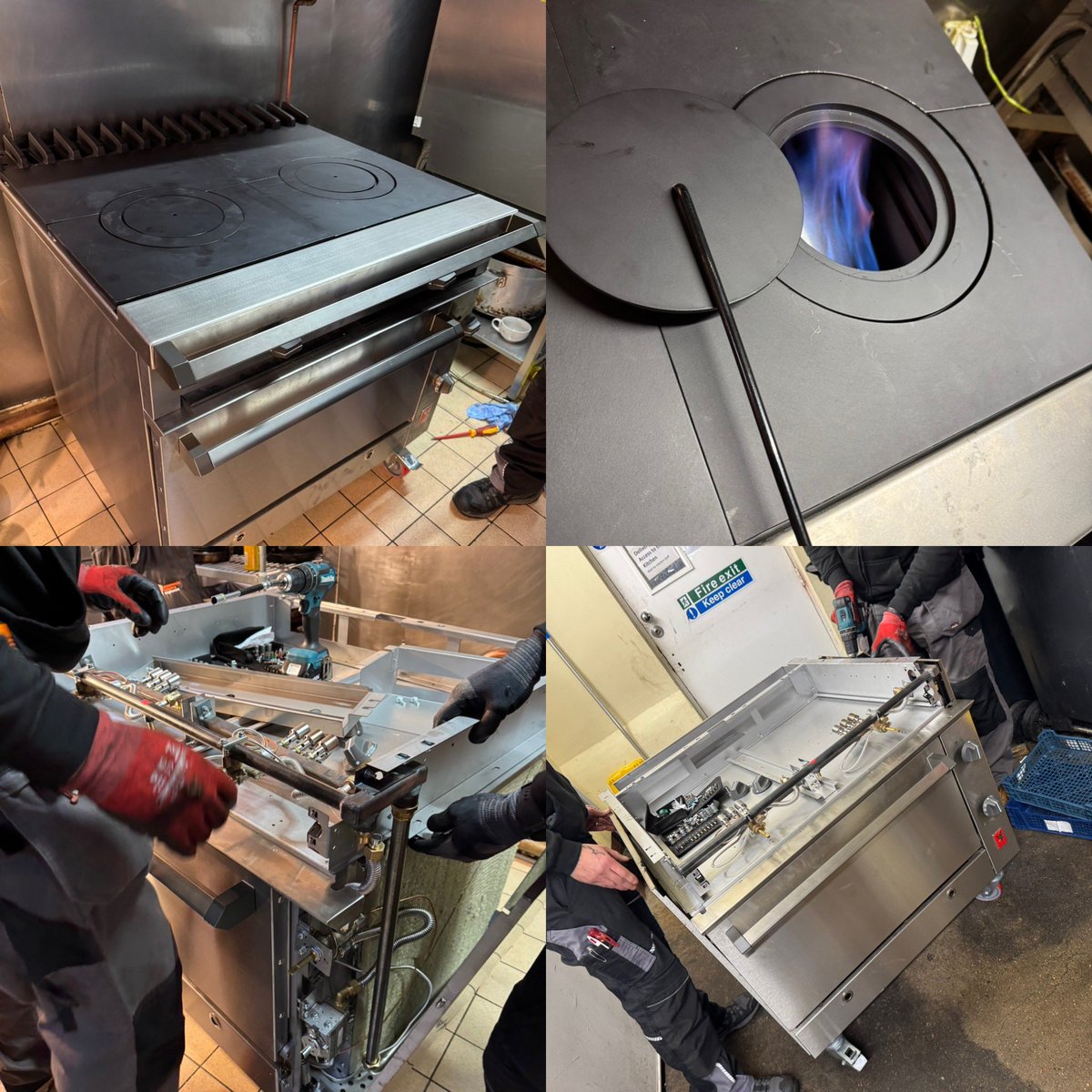 AngliaCce's tweet photo. When the new #oven is bigger than the old that has to come out and the entrances are all too small. Theres only one thing for it, a full strip down and reassembly. This can only be carried out by our qualified #gas  #catering-engineers and trusted by our new client https://t.co/af8TpE6mbC