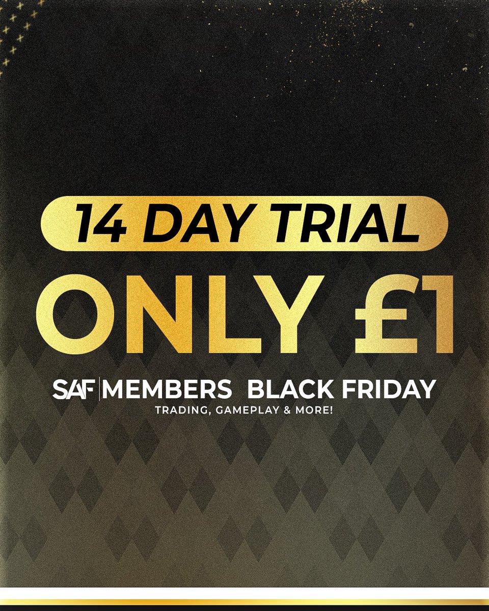 ⚫⚡ Black Friday Deal ⚡⚫

Try our trading discord for 14 Days

For £1

✅💰 Time to make some bank

🔗 To sign up, click link in bio