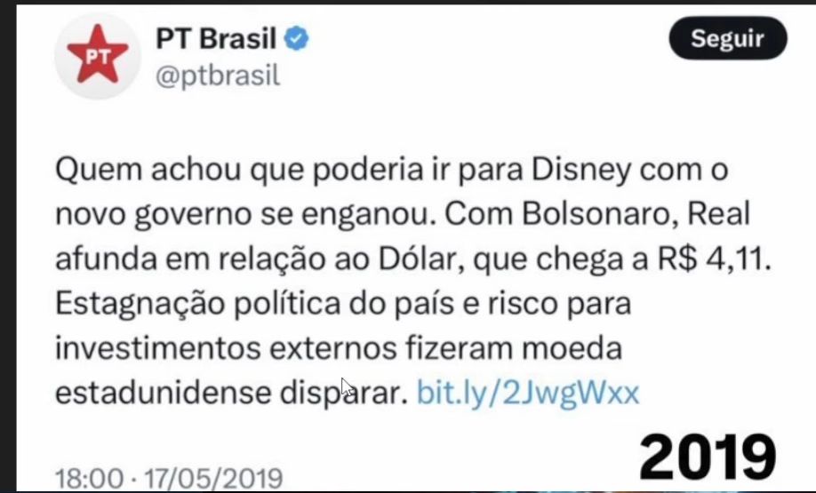 E o Dolar, hein???