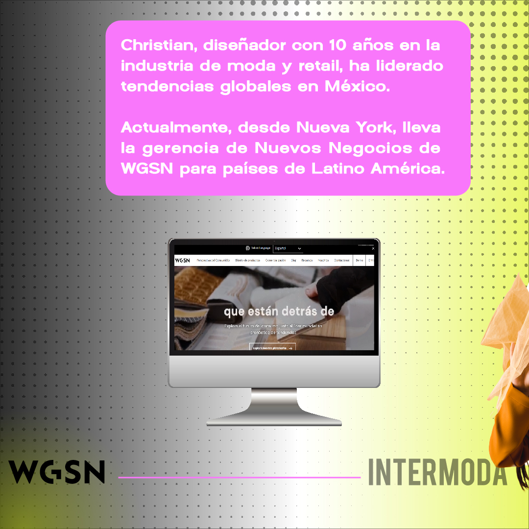 Intermoda's tweet image. ✨ Polarización e impacto: el futuro de la moda en debate
Christian Acquista te invita a explorar cómo las tendencias conflictivas y el consumo polarizado transformarán la industria.
📅 22 de enero | ⏰ 11:00 hrs | 📍 IM Talks
💡 ¡No te lo pierdas! #Intermoda #IMTalks