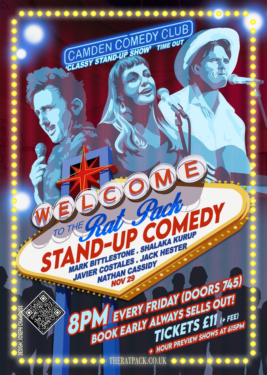 _theratpack's tweet photo. GRAB THOSE TICKETS FOR FRIDAY
@CamdenComedy @CamdenHead
⬇️
https://t.co/Z5vZpWXmNy
615PM @nathancassidy new show 'Piracy' £5 +fee
8PM The Rat Pack - with award-winners & TV stars inc
@markbittlestone @shalakakurup Javier Costales Jack Hester
£11 +fee
#TheRatPackComedy https://t.co/AsvU4mcAEV