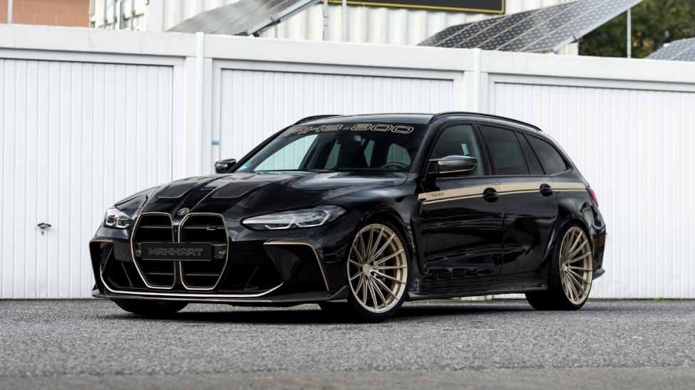 BBC_TopGear's tweet photo. The estate from hell? Manhart’s M3 Touring has 867bhp and an even angrier face ➡️ https://t.co/t0afczbLIr https://t.co/SAalge8Rof