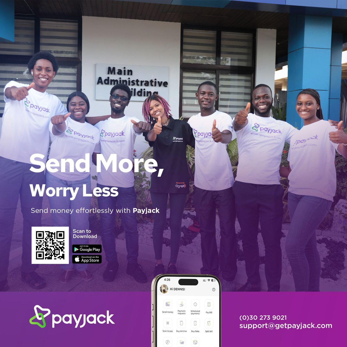 getpayjack's tweet image. Transfer money effortlessly to anyone, anytime with PayJack! Enjoy fast, secure, and hassle-free transactions—whether you're reimbursing a friend or sending funds to family, we have you covered.#GetPayjack #SendMoney #QuickTransfers #EasyPayments #FintechSimplified