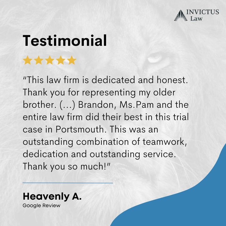 InvictusLawVA's tweet photo. At Invictus Law, we understand the importance of having a strong defense team on your side. That's why we've assembled a team of former prosecutors who know the ins and outs of the legal system. When you choose us you're choosing experience and expertise.

https://t.co/neF9NuVZ6J https://t.co/Jda29zOsKb