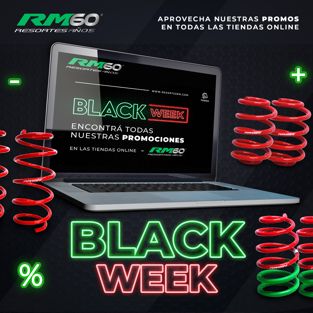 ¡El Black Friday ya está aca! 🎁🔥🔥
Aprovecha descuentos increibles en nuestros resortes.
Solo por tiempo limitado, ¡no dejes pasar esta oportunidad única! 🚗😎🚗

#BlackFriday 
#ofertas 
#Descuentos 
#resortes 
#automoviles