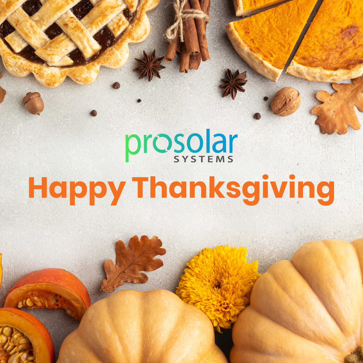 ProSolarCali's tweet image. 🍁 Happy Thanksgiving from ProSolar California! 🌞 We're thankful for the chance to bring clean energy to your homes. Visit prosolarcalifornia.com and let’s make the future brighter together. 🦃

#HappyThanksgiving #ProSolarCalifornia #SustainableLiving #SolarEnergy #Thankful