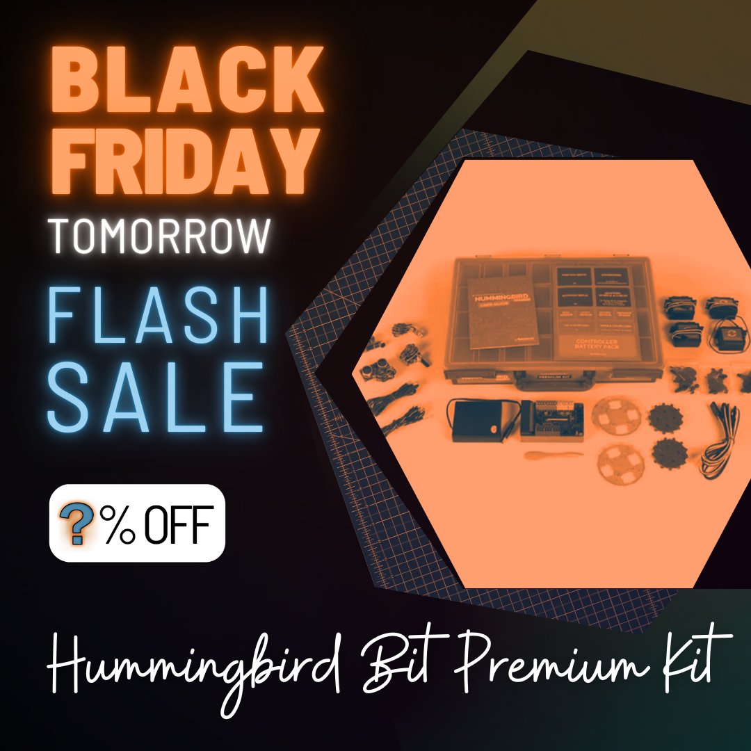 RobotShop's tweet image. 🚨  Flash Sale Sneak Peek 🚨 
Get ready for limited-time robotics deals starting tomorrow, November 29!
Discounts revealed soon on:
🔹 Smart home tech
🔹 DIY kits
🔹 Interactive robots
Read our sneak peek blog: rb1.shop/4eQuYUD
#BlackFriday #RobotShop #TechDeals