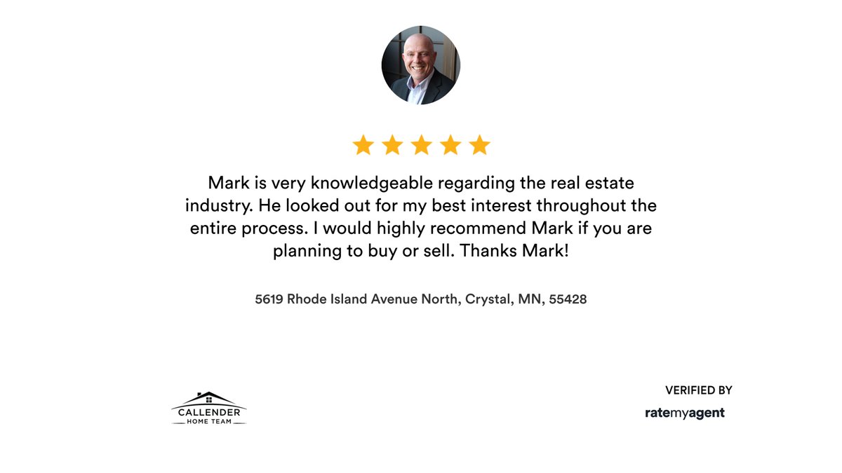 My latest RateMyAgent review in Crystal.
Minnesota 20381919
rma.reviews/00ijrqwxeqs6

...
#ratemyagent #realestate