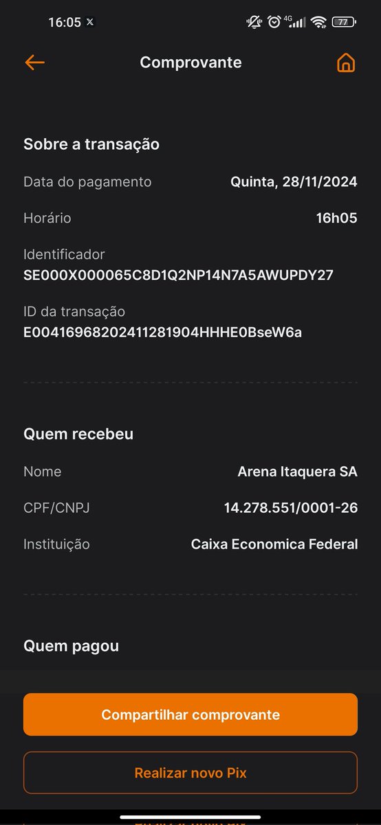 itsmarisccp's tweet photo. FINALMENTE #DoeArenaCorinthians https://t.co/8PV4zvGmun