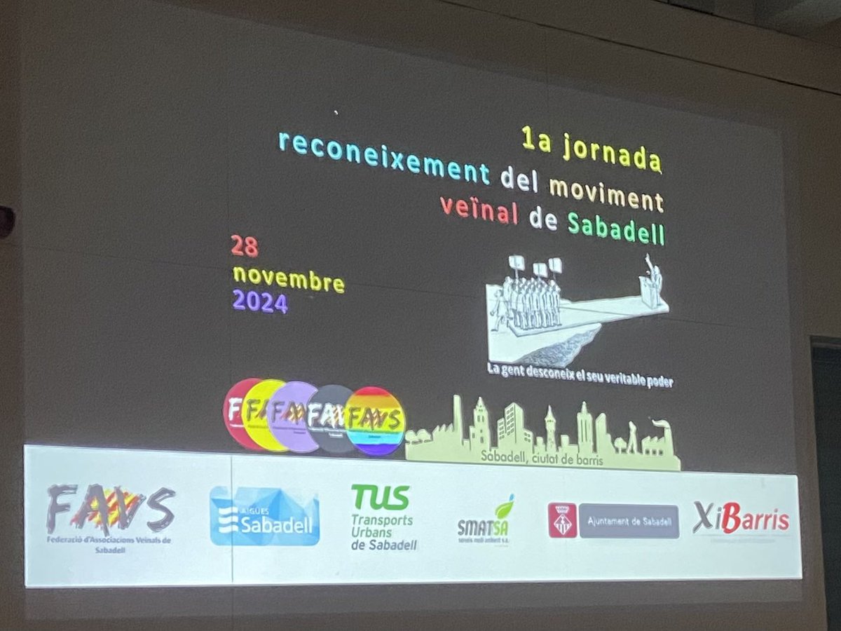 AiguesSabadell's tweet image. Assistim al Reconeixement del Moviment Veïnal, un acte emocionant de la @favsbd 

Enhorabona als premiats/des!

Agraïm la col·laboració de les AAVV per ajudar-nos a millorar el servei, obrir punts d'atenció als barris i informar més eficientment 

#Sabadell, ciutat de barris 🩵