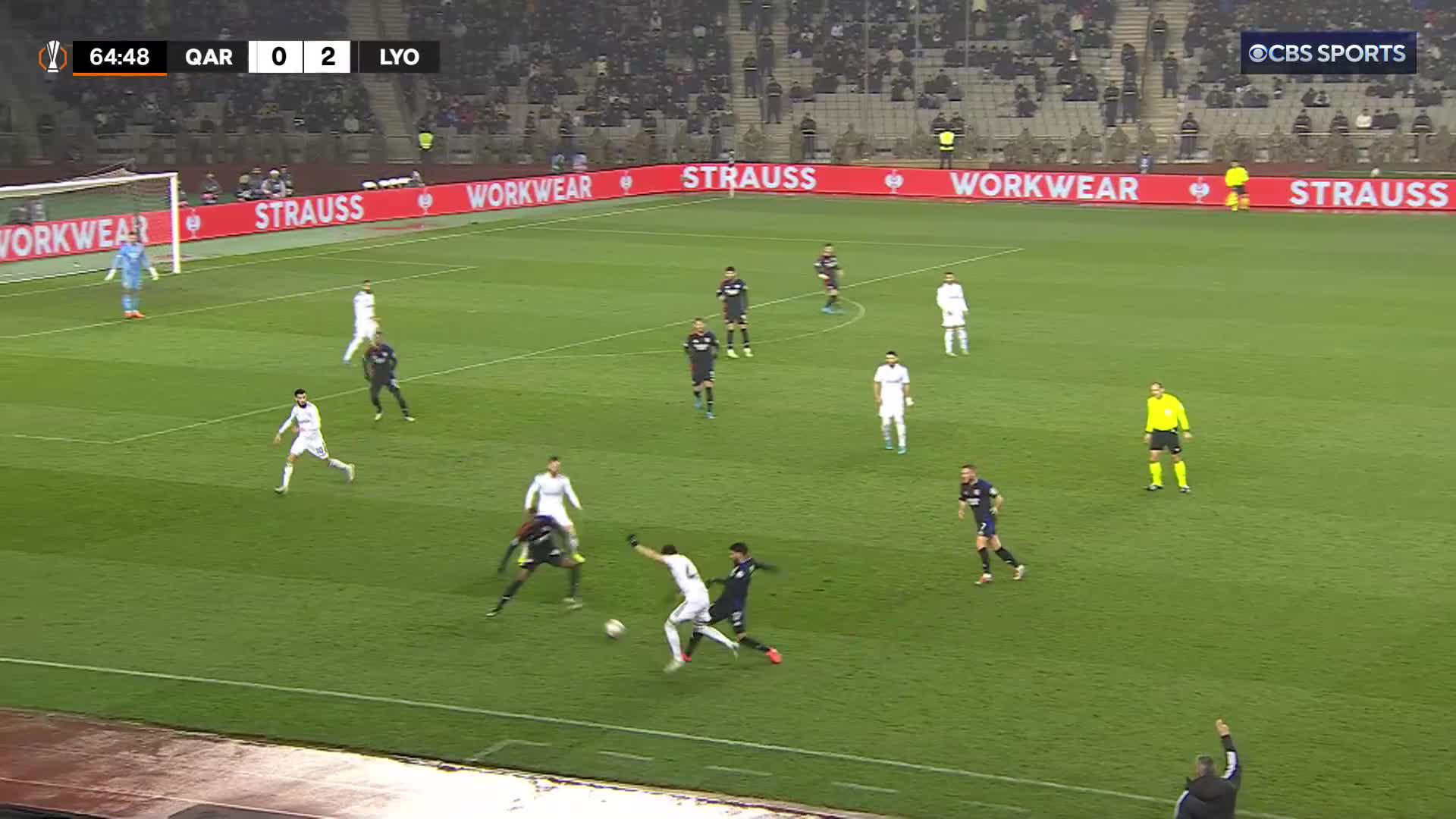 Lyon’s Corentin Tolisso comes off the bench to score an absolute banger 💥