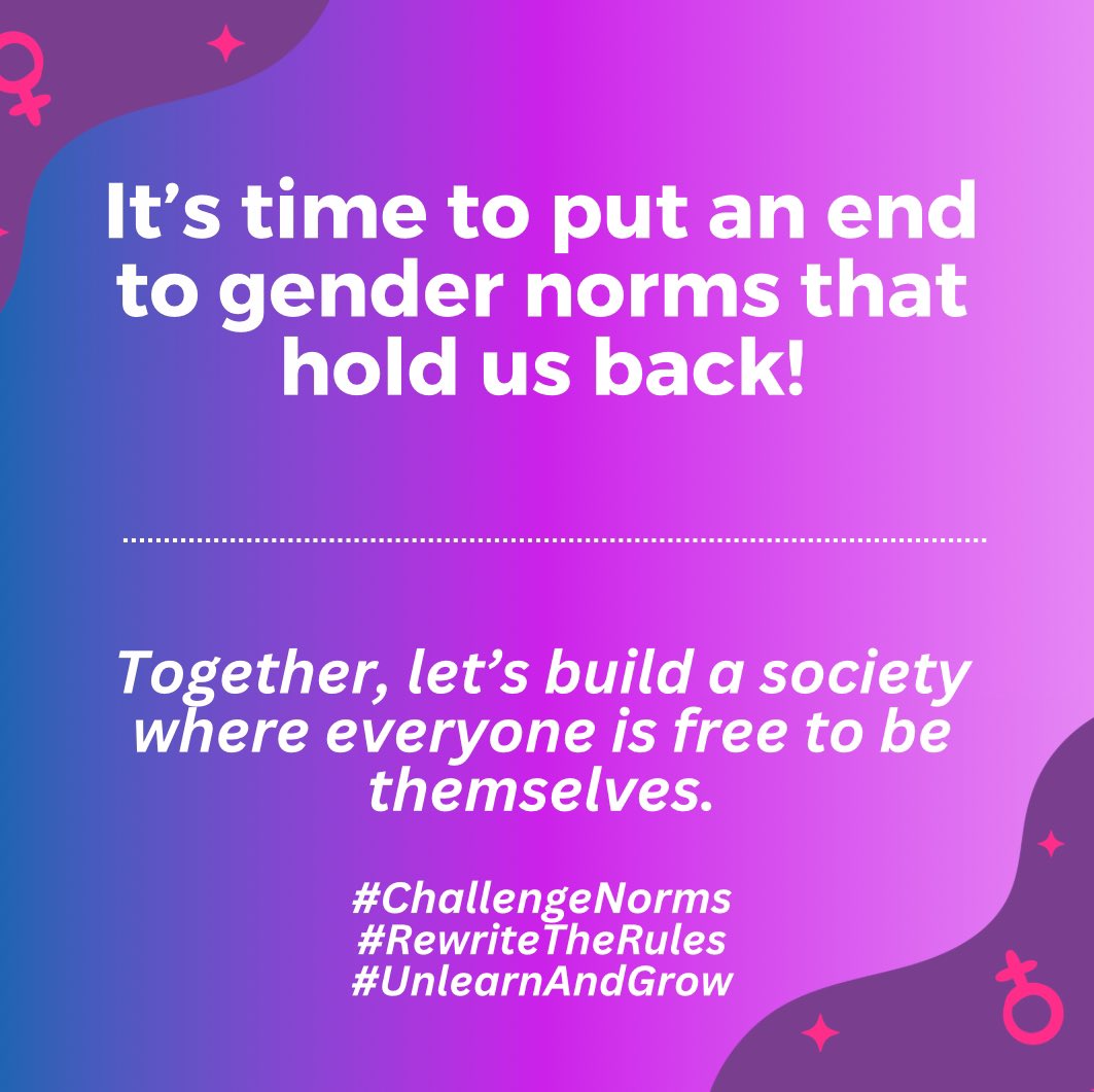 Gender norms show up in our lives in a thousand small ways. Try to notice—and challenge—one. It could be a conversation at work, a joke, or an assumption. Let’s break these patterns and open a world of possibilities for everyone.

 #16Days