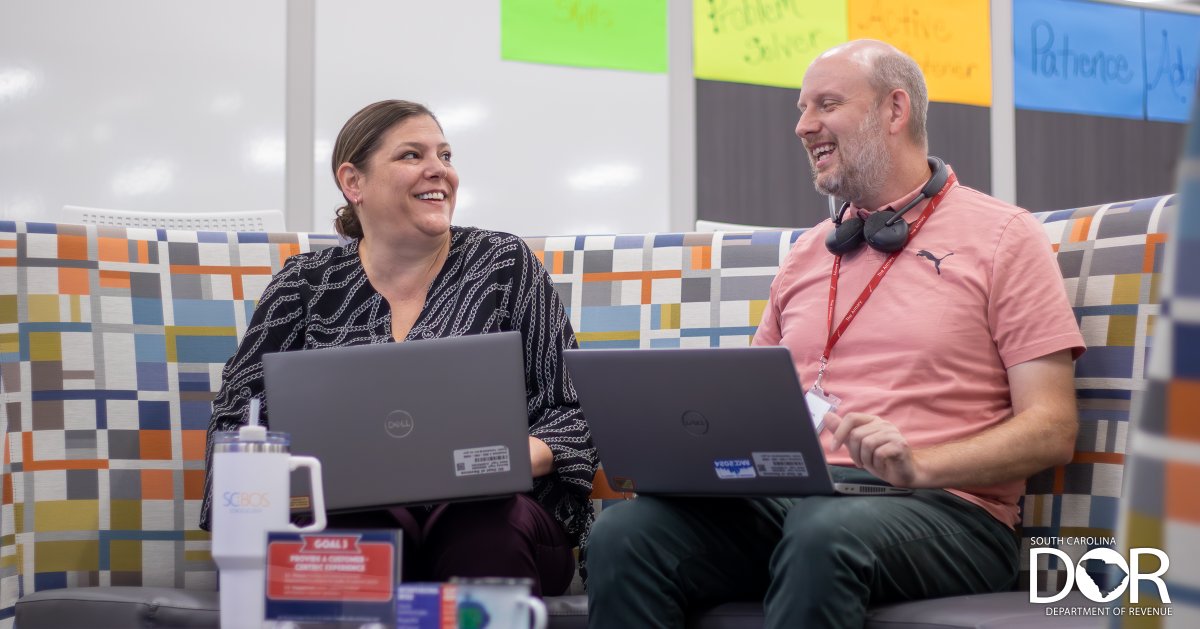 theSCDOR's tweet photo. Today, we're giving thanks for the teammates who always manage to bring a smile to our faces. 🙌
Each of our employees plays an important role in serving South Carolina—and in making #teamSCDOR a great place to work.
For all that you do, thank you! https://t.co/UYewxyM3I9