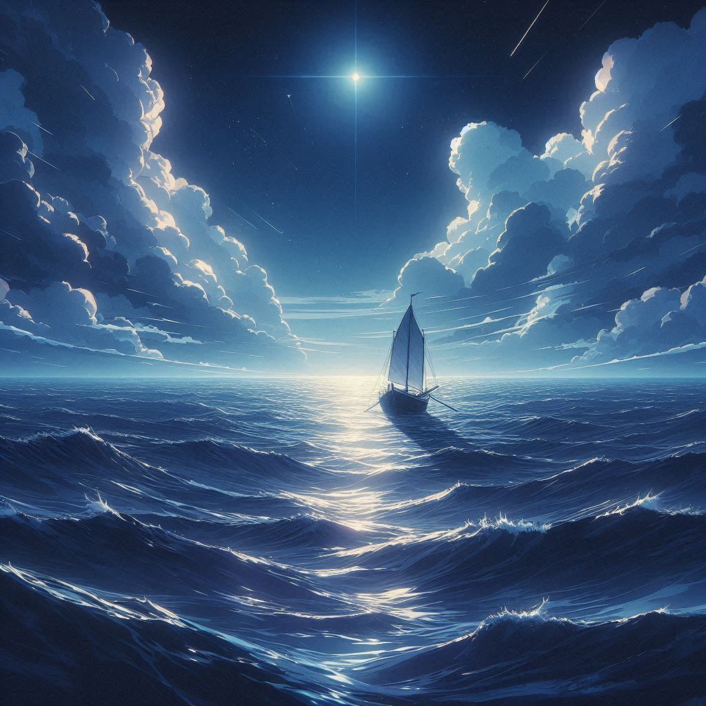 mightyfanforce's tweet photo. "Set your course by the stars, not by the lights of every passing ship."

#AIart https://t.co/yZZ3KocxZq